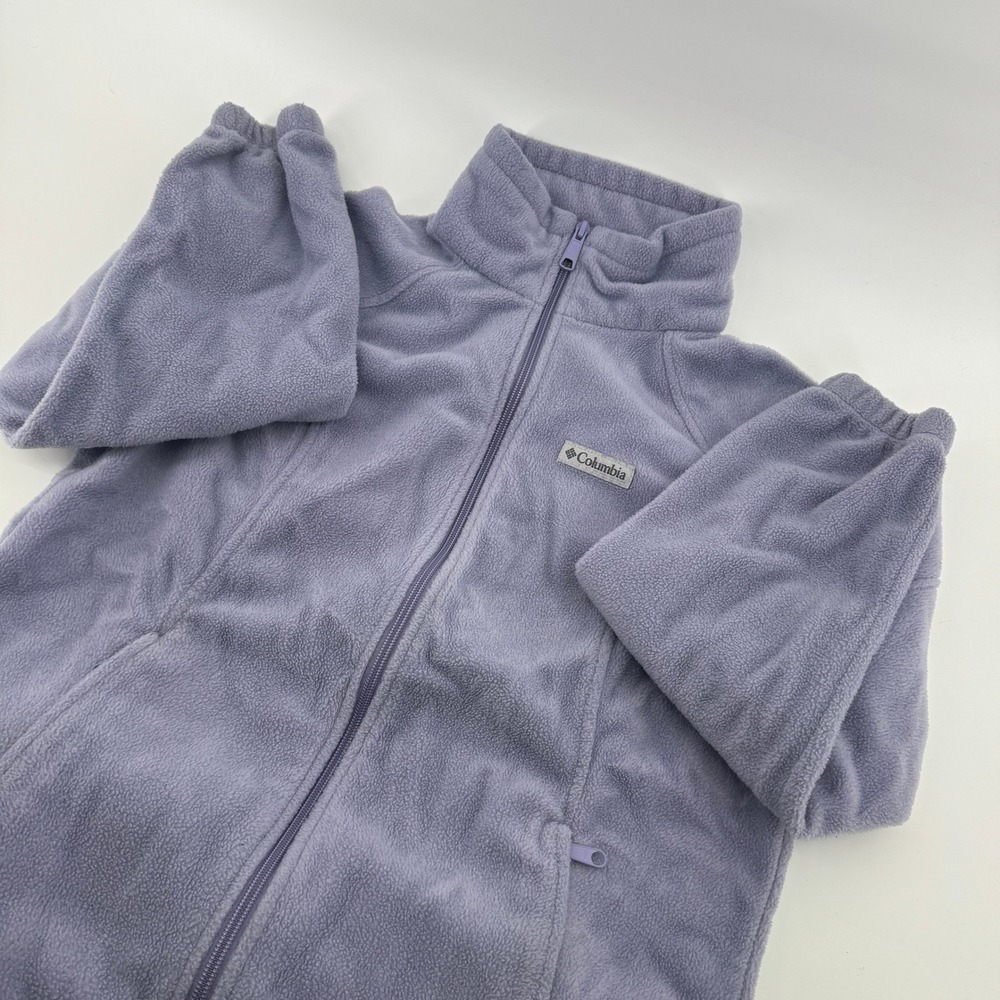 Columbia Full Zip Fleece Jacket Lavender‎ Purple Women's Size Medium Outdoors